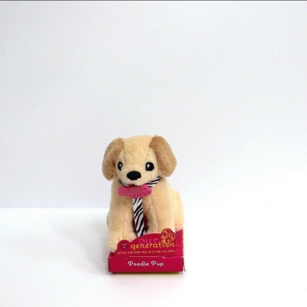 Our Generation Poodle Pup Mini Loyal Pup Collection Plush 3.5 inches